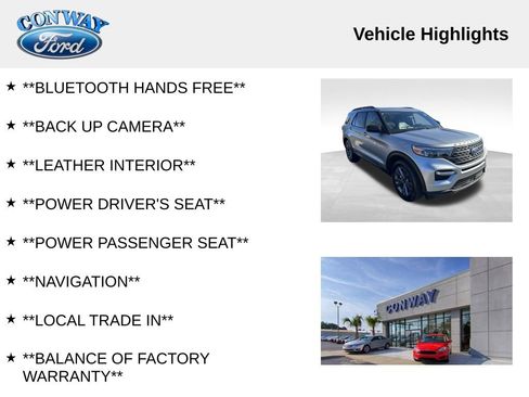 Used 2022 Ford Explorer XLT w/ Equipment Group 202A image 4