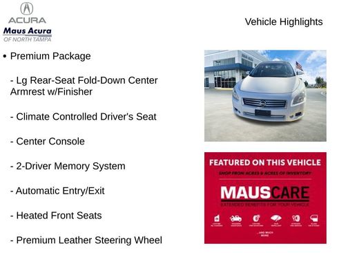 Used 2012 Nissan Maxima 3.5 SV w/ Premium Pkg image 8