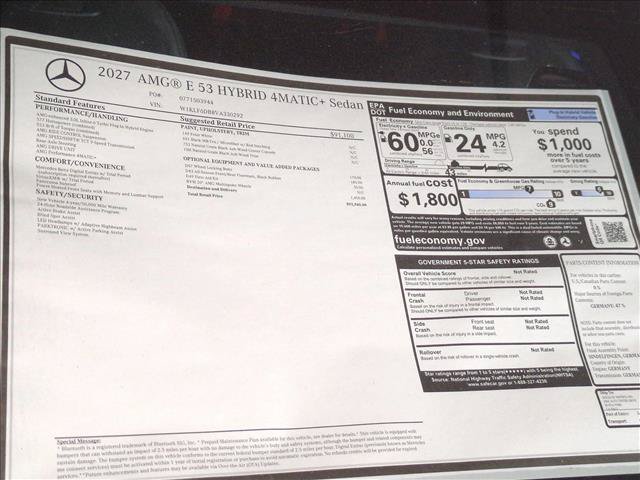 New 2027 Mercedes-Benz E 53 AMG e 4MATIC Sedan image 17