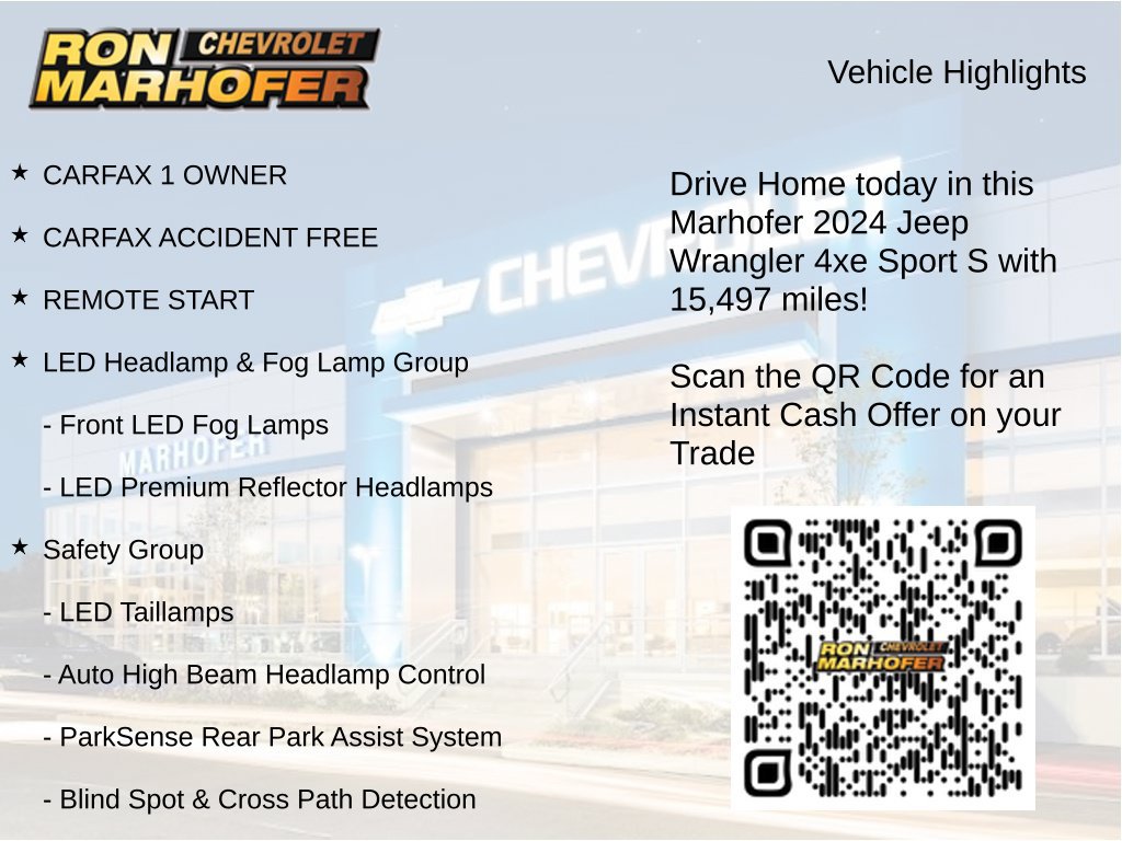 Used 2024 Jeep Wrangler Unlimited w/ Convenience Group AWD/4WD image 15