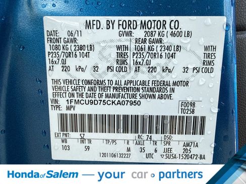 Used 2012 Ford Escape XLT image 21