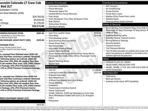 Certified 2021 Chevrolet Colorado LT w/ LT Convenience Package image 30