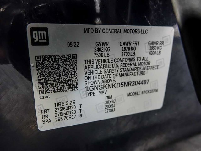 Certified 2022 Chevrolet Tahoe LT w/ LT Signature Plus Package AWD/4WD image 38