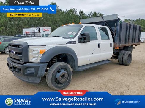 Used 2016 Ford F450 XL w/ Snow Plow Prep Package image 1