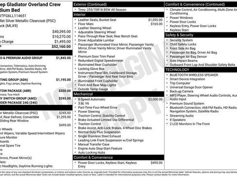 Used 2020 Jeep Gladiator Overland AWD/4WD image 4
