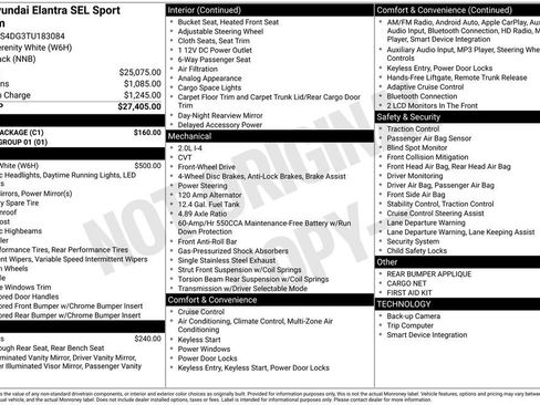 New 2026 Hyundai Elantra SEL Sport Premium w/ Cargo Package FWD image 5