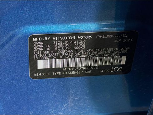 Used 2024 Mitsubishi Mirage G4 ES FWD image 37