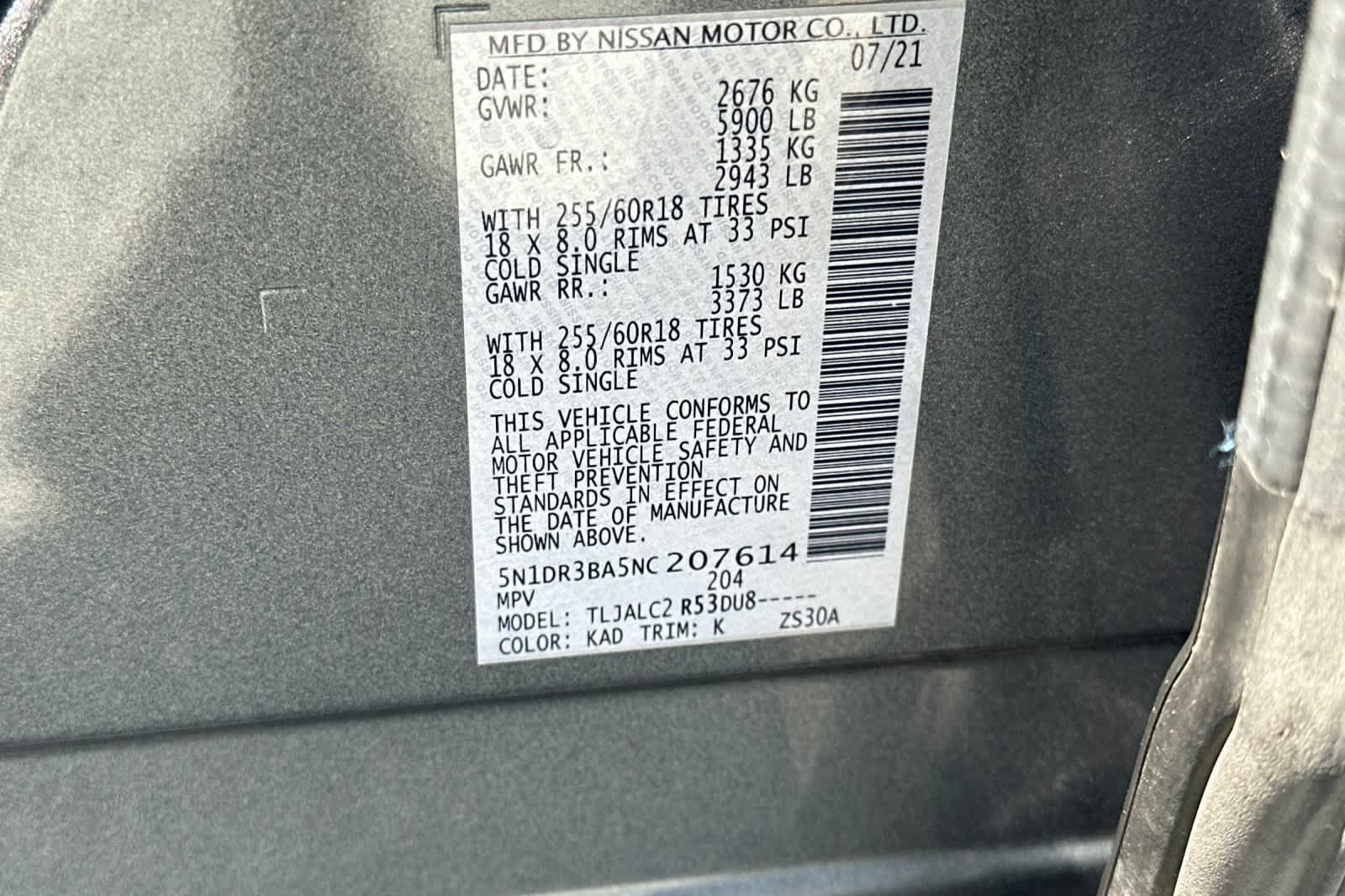 Certified 2022 Nissan Pathfinder SV FWD image 37