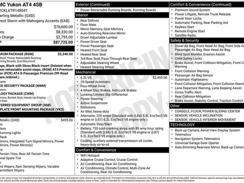 New 2026 GMC Yukon AT4 w/ AT4 Premium Package AWD/4WD image 6