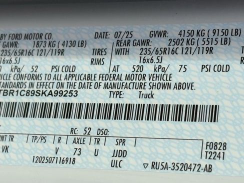 New 2025 Ford Transit 250 Base w/ Load Area Protection Package image 50