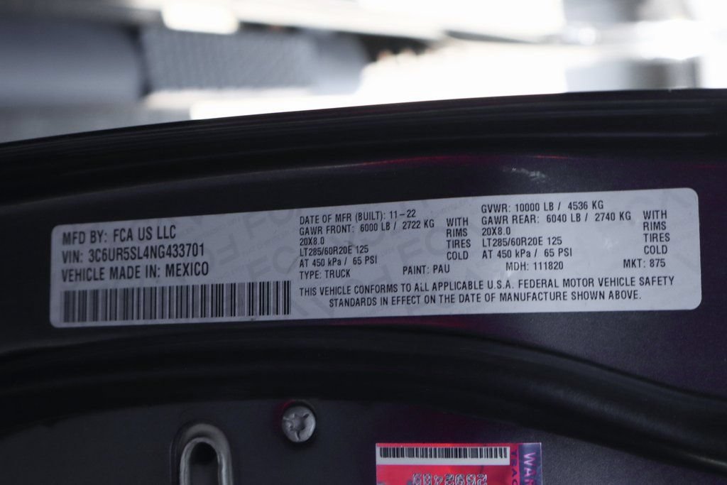 Used 2022 RAM 2500 Limited w/ Night Edition AWD/4WD image 64