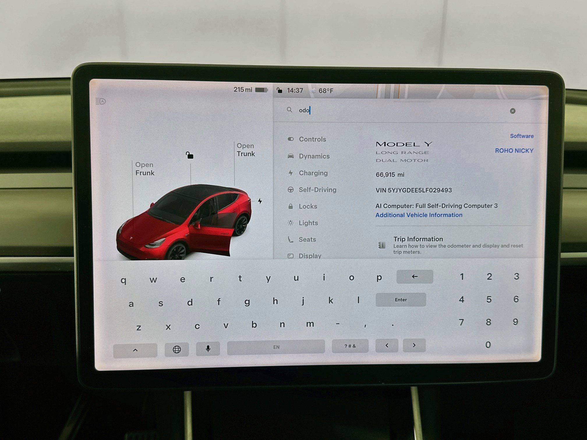Used 2020 Tesla Model Y Long Range AWD/4WD image 17