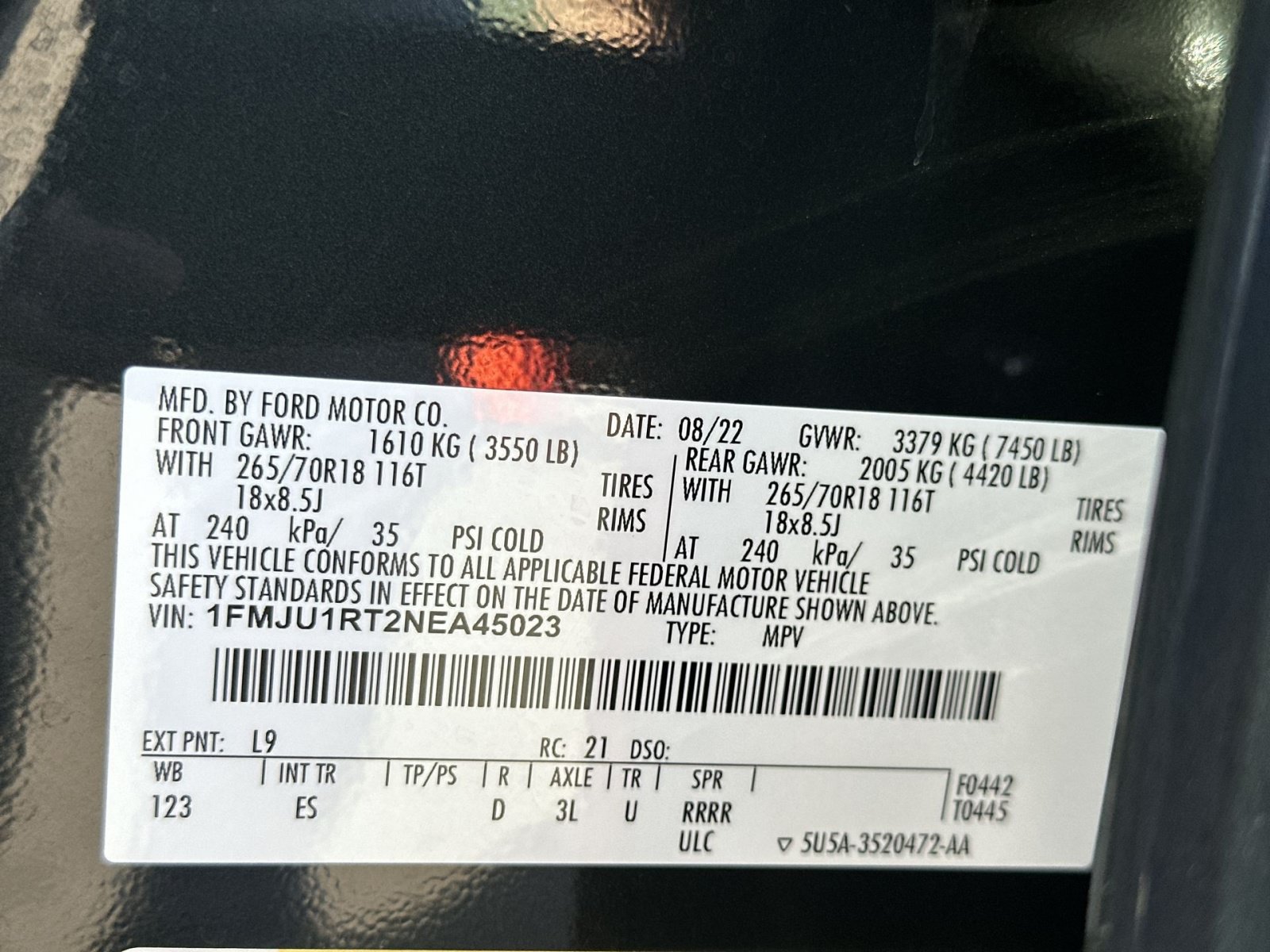 Used 2022 Ford Expedition Timberline AWD/4WD image 31