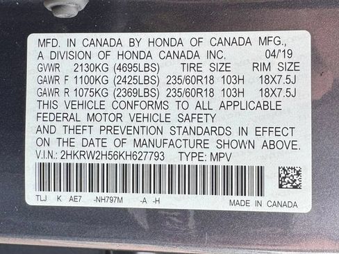 Used 2019 Honda CR-V EX image 13