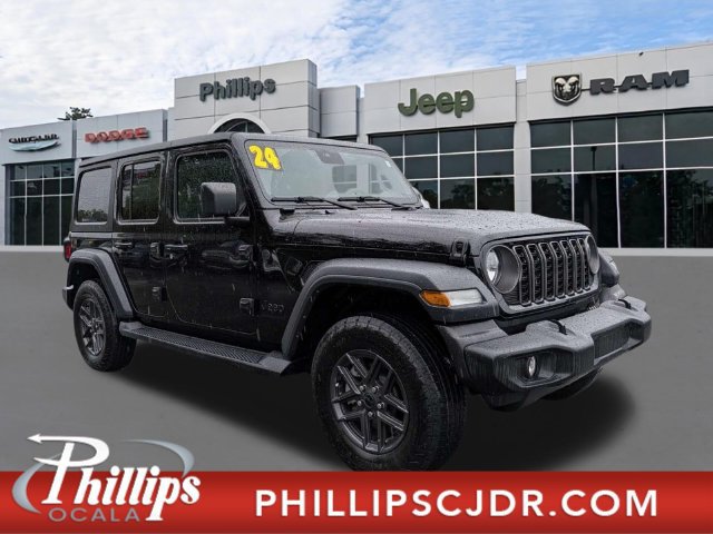 Certified 2024 Jeep Wrangler Unlimited Sport AWD/4WD image 1