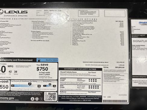 New 2026 Lexus NX 350h FWD w/ Premium image 44
