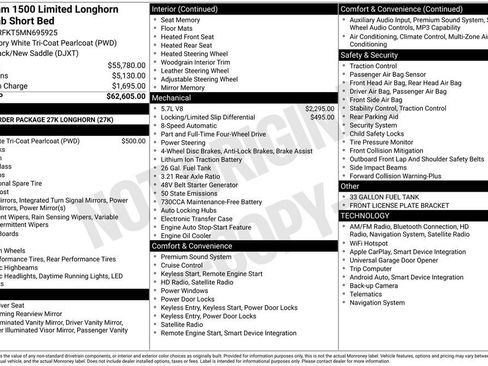Used 2021 RAM 1500 Limited AWD/4WD image 42