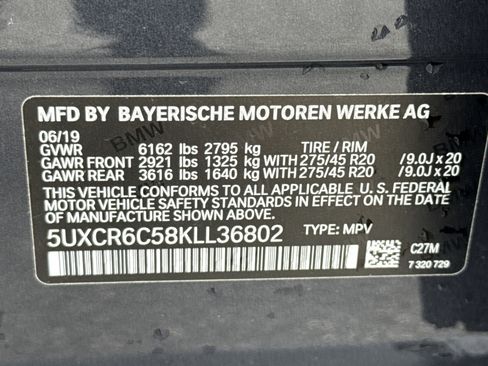 Used 2019 BMW X5 xDrive40i w/ Convenience Package image 36
