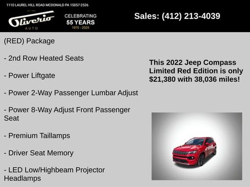 Used 2022 Jeep Compass Limited image 10