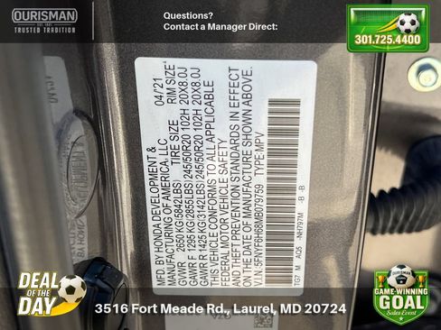 Used 2021 Honda Pilot Touring image 33