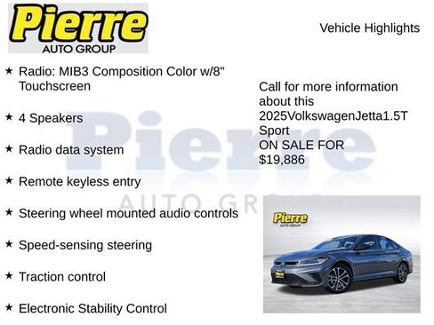 Used 2025 Volkswagen Jetta Sport FWD image 7