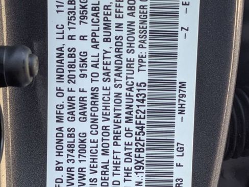 Used 2015 Honda Civic LX image 19