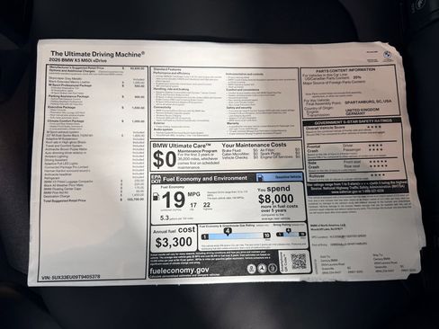 New 2026 BMW X5 M60i w/ Executive Package AWD/4WD image 19