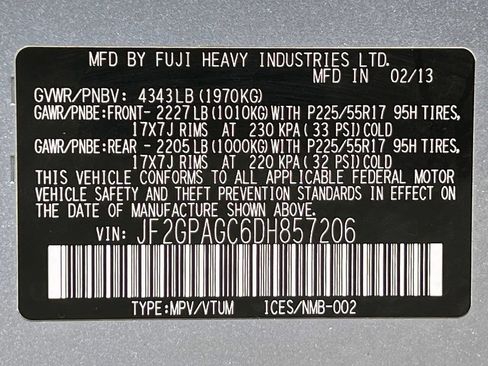 Used 2013 Subaru Crosstrek 2.0i Limited AWD/4WD image 5