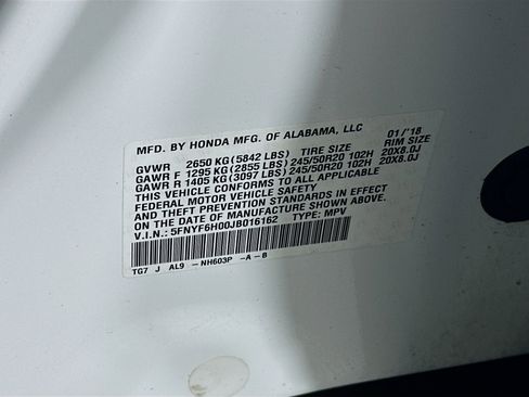 Used 2018 Honda Pilot Elite image 12