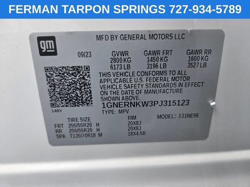 Certified 2023 Chevrolet Traverse High Country w/ LPO, Floor Liner Package FWD image 26