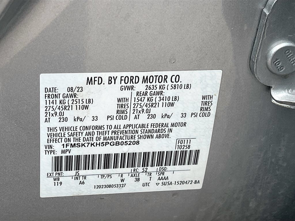 Used 2023 Ford Explorer ST-Line w/ Class IV Trailer Tow Package RWD image 33