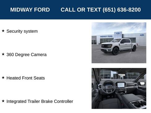 New 2025 Ford F150 XLT w/ Equipment Group 302A MID image 29