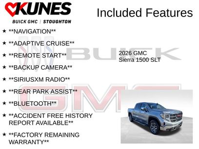 New 2026 GMC Sierra 1500 SLT w/ SLT Premium Plus Package