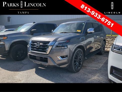 Used 2021 Nissan Armada Platinum w/ Captain's Chairs Package RWD image 10
