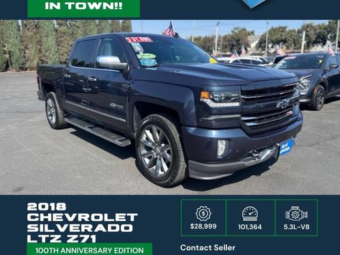 Used 2018 Chevrolet Silverado 1500 LTZ Z71 w/ Centennial Edition image 2
