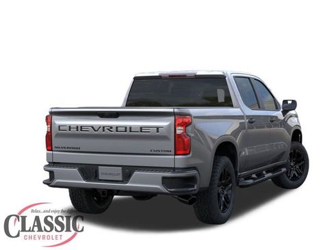 New 2026 Chevrolet Silverado 1500 Custom w/ Turbomax Blackout Package RWD image 4