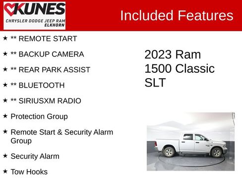 Used 2023 RAM 1500 Classic SLT AWD/4WD image 2