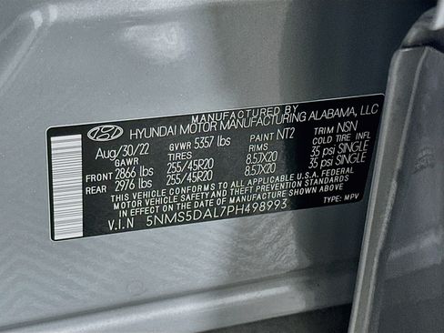 Used 2023 Hyundai Santa Fe Calligraphy AWD/4WD image 12