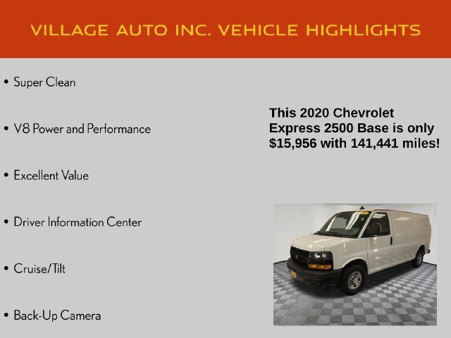 Used 2020 Chevrolet Express 2500 w/ Safety Package RWD image 7