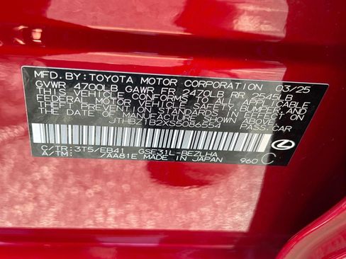 Certified 2025 Lexus IS 350 F Sport w/ Accessory Package image 34