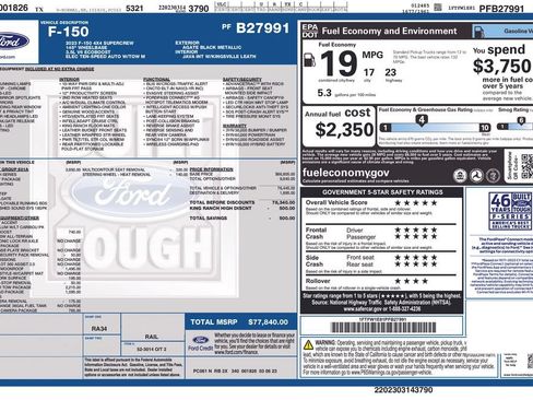 Used 2023 Ford F150 King Ranch w/ Equipment Group 601A High AWD/4WD image 6