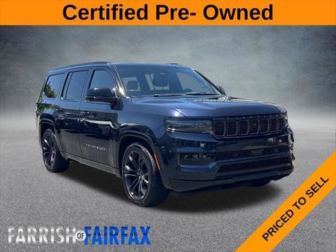 Certified 2024 Jeep Grand Wagoneer Series II Obsidian w/ Quick Order Packagew 28T AWD/4WD image 1