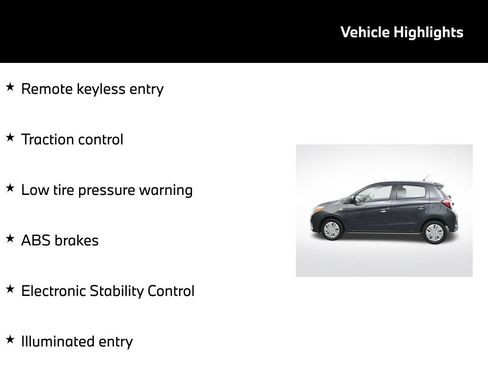 Used 2024 Mitsubishi Mirage ES FWD image 5