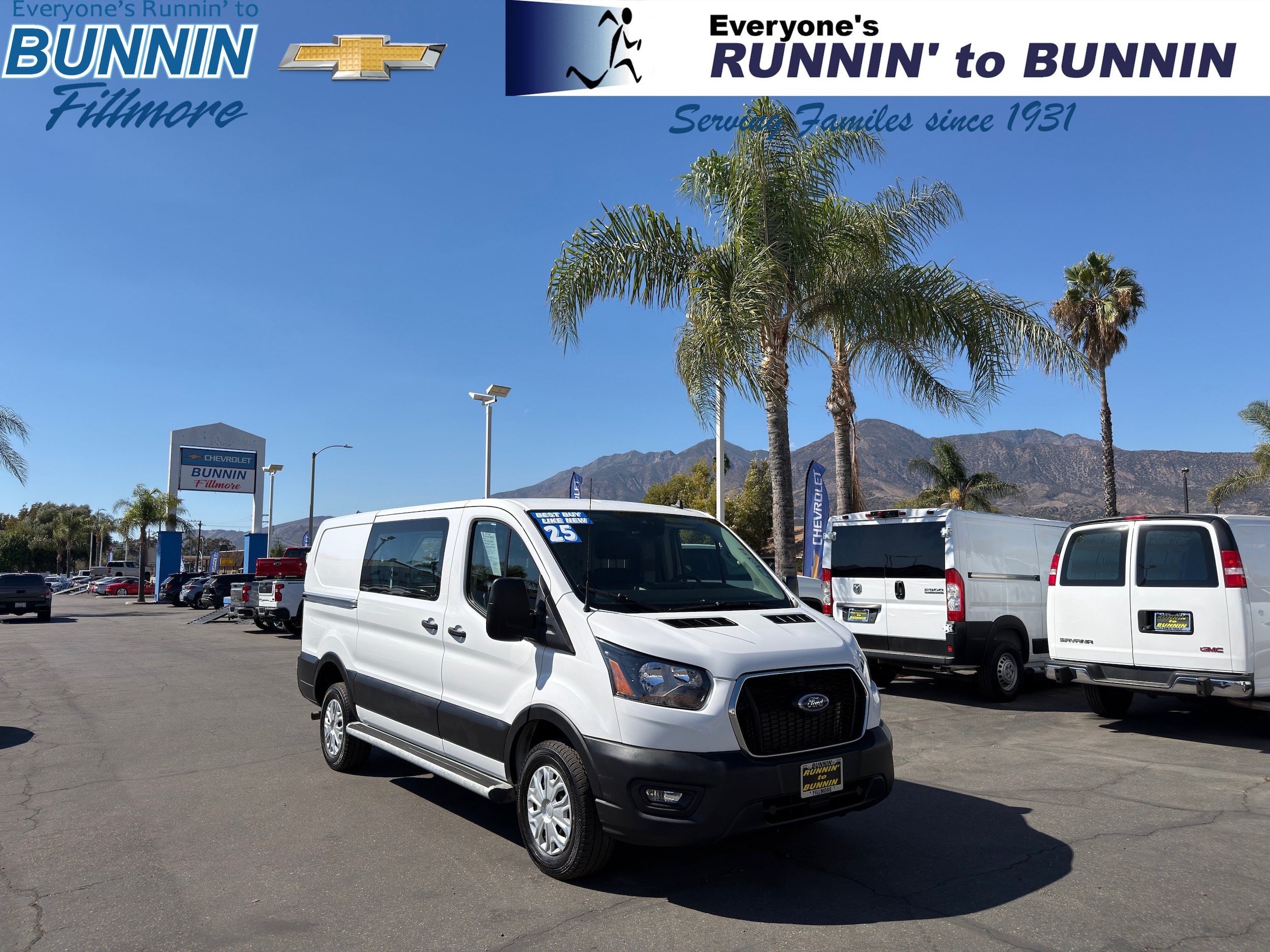 Used 2025 Ford Transit 250 Low Roof w/ Exterior Upgrade Package RWD image 1