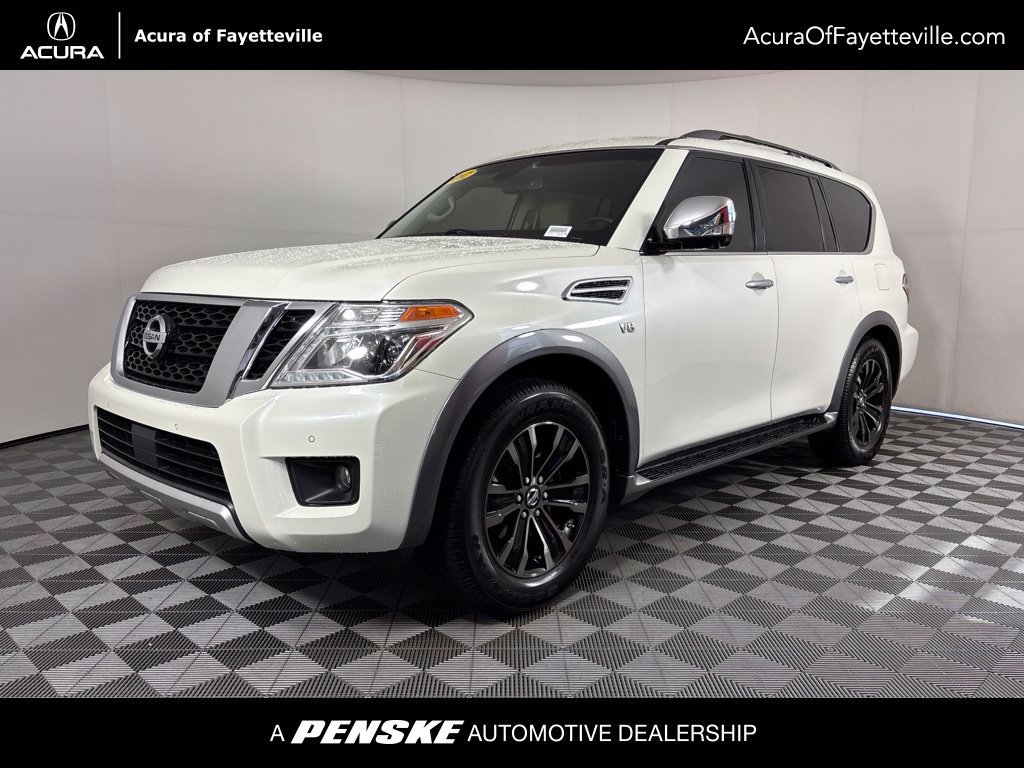 Used 2017 Nissan Armada Platinum w/ Captain Seat Package RWD image 1