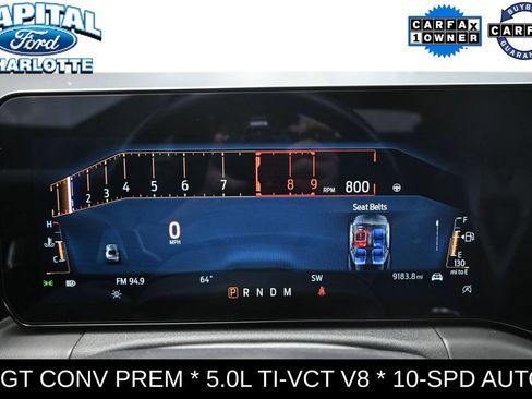 Used 2025 Ford Mustang GT Premium w/ Mustang Nite Pony Package RWD image 12