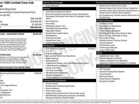 Used 2023 RAM 1500 Limited AWD/4WD image 11