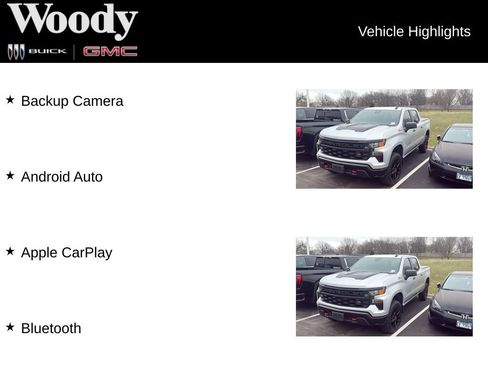 Certified 2022 Chevrolet Silverado 1500 Custom Trail Boss w/ LPO, Dark Essentials Package image 3