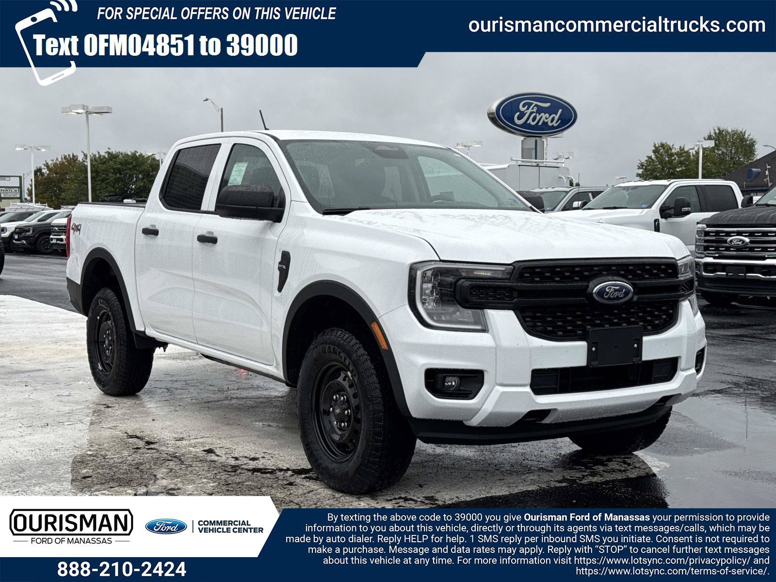 New 2026 Ford Ranger XL w/ Trailer Tow Package AWD/4WD image 1