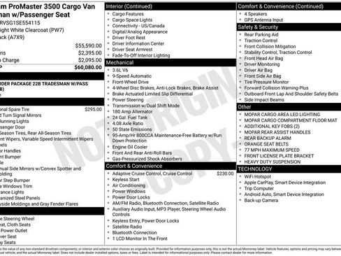 Used 2025 RAM ProMaster 3500 image 10